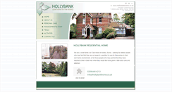 Desktop Screenshot of hollybankhome.co.uk